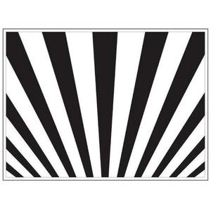 Darice Embossing Folder Sunrays Scrapbook Paper Crafts Card Making